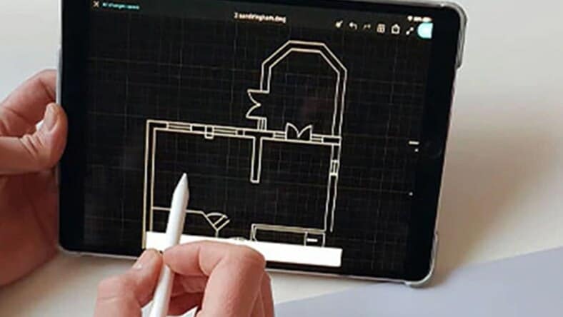 Using AutoCAD mobile app