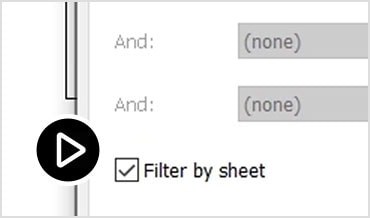 Video: Demo of filter schedules by sheet functionality in Revit