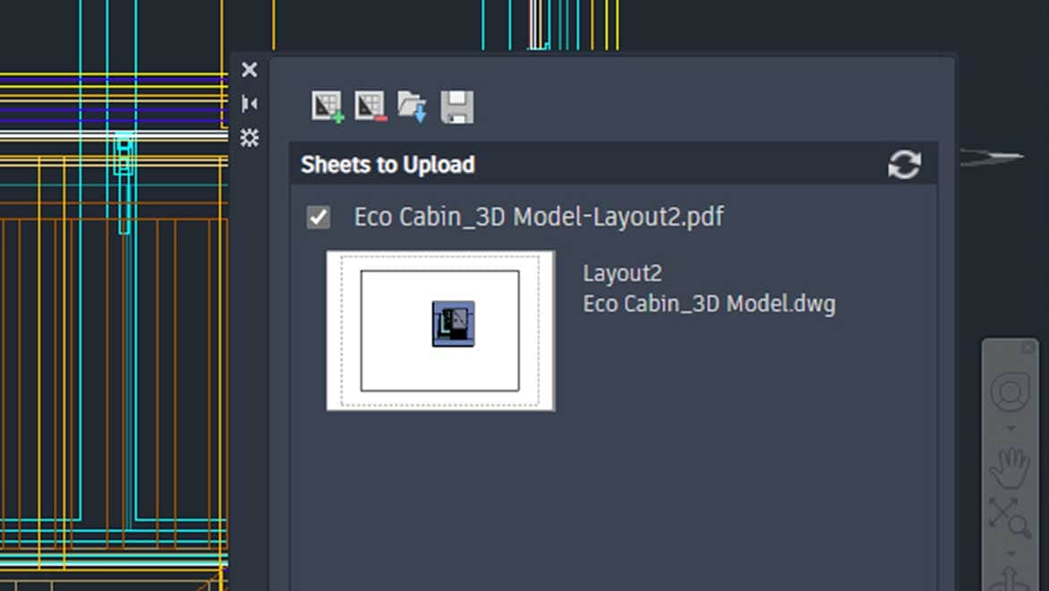 3D model being pushed to Autodesk Docs in AutoCAD