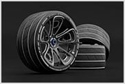 3D rendered tires